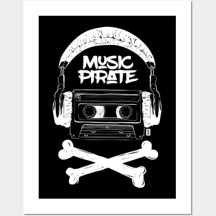 Music pirate Posters and Art